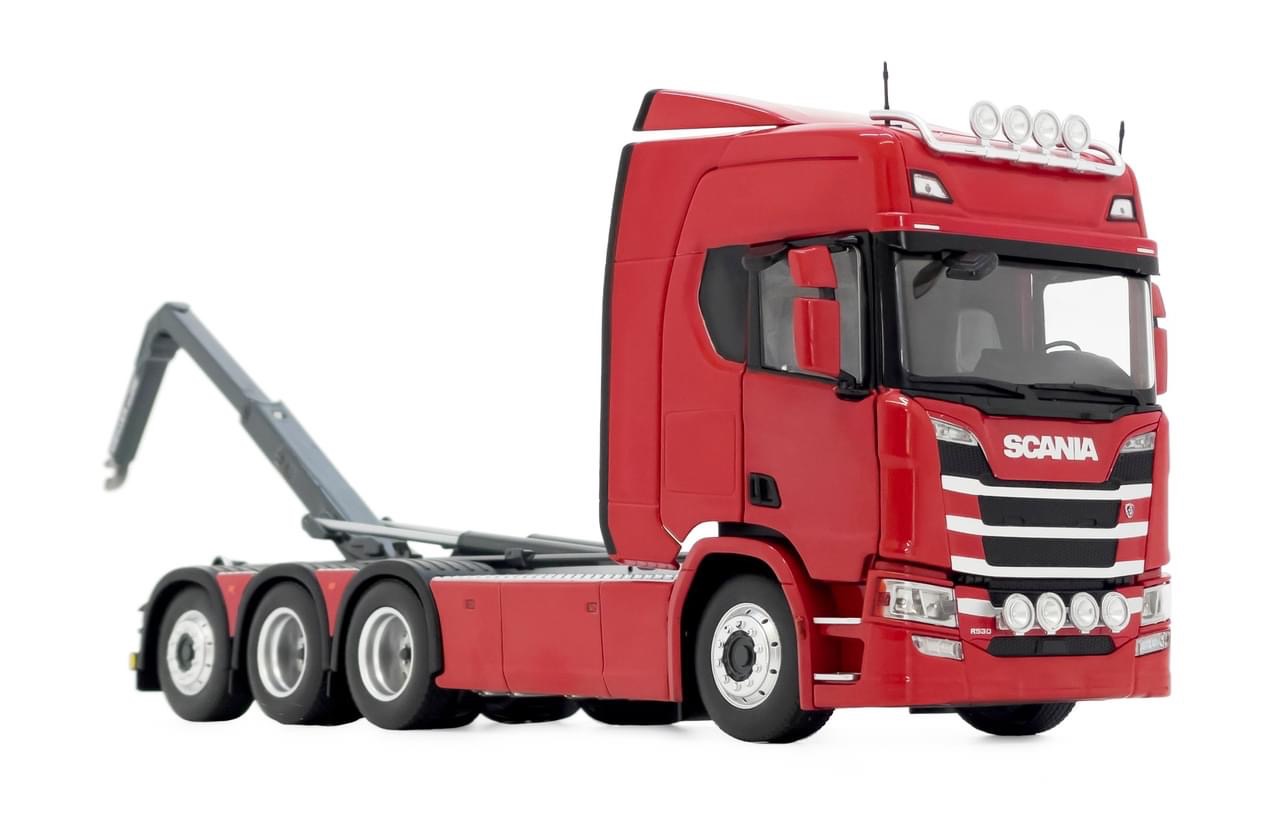 Scania R500 Truck met Meiller Haakarm Rood - 1:32